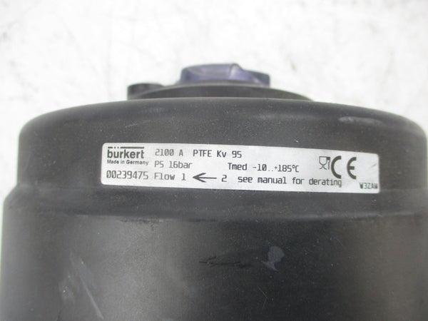 BURKERT 2100-A-PTFE-KV-95 00239475 NSNP