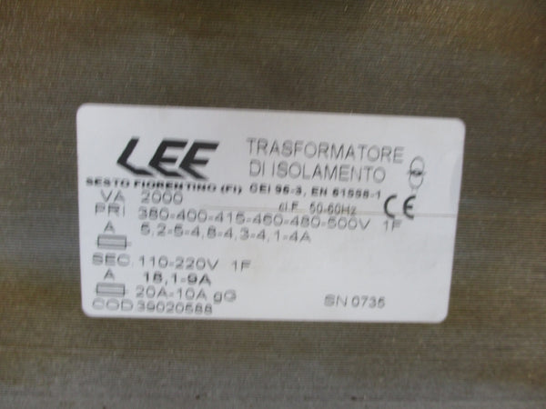 LEE COD39020598 500V 1.4A UNMP
