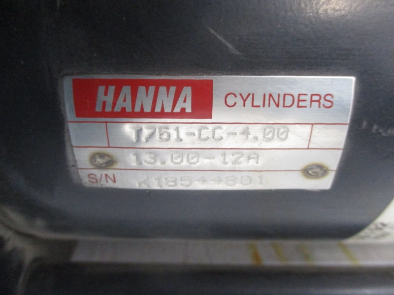 HANNA CYLINDERS T751-CC-4.00 13.00-12A NSNP