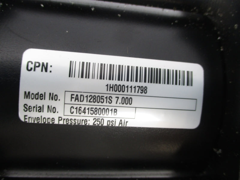 SCHRADER BELLOWS FAD128051S7.000 250PSI NSNP