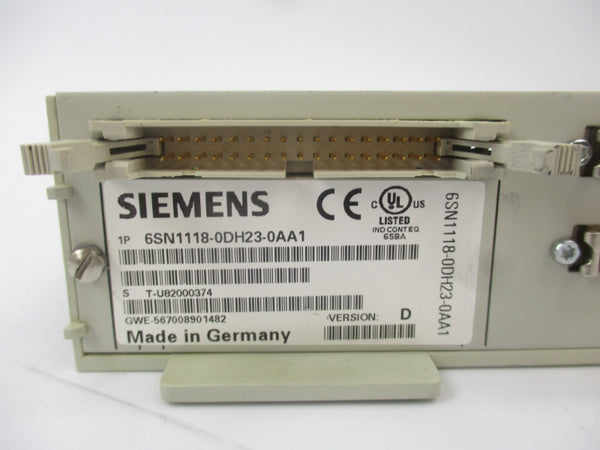 SIEMENS 6SN1118-0DH23-0AA1 VER. D NSNP