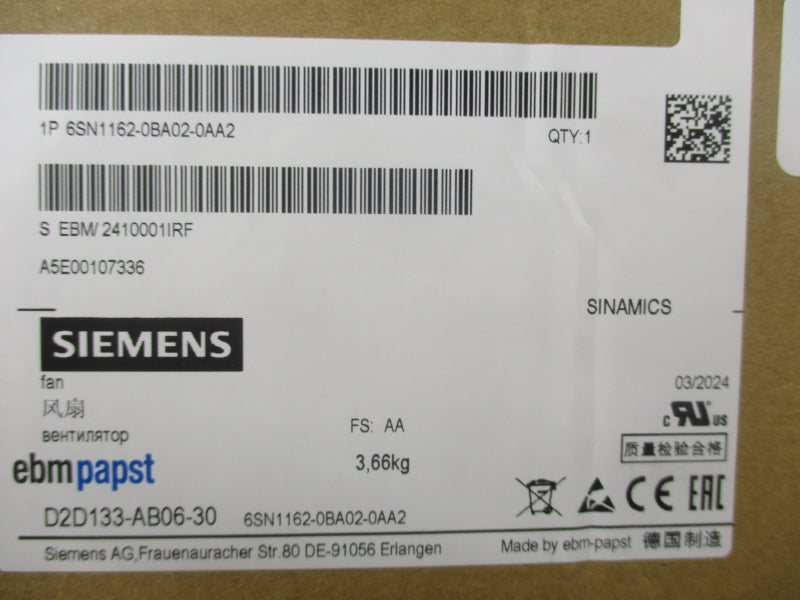 SIEMENS 6FC5403-0AA20-1AA1 NSMP
