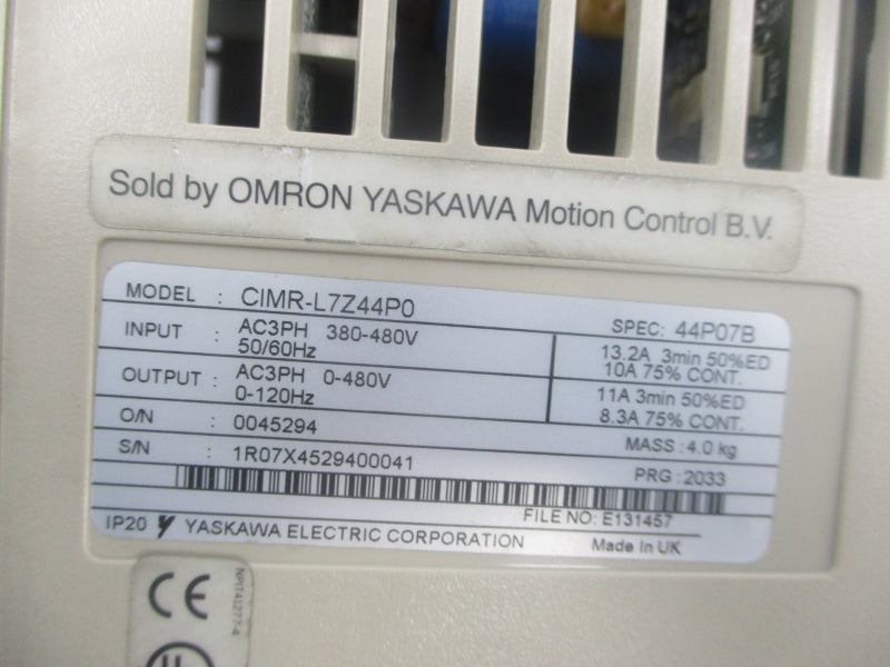OMRON CIMR-L7Z44P0 380-480V 13.2A NSNP