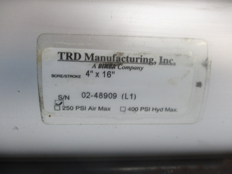 TRD MANUFACTURING 4"X16" 400PSI NSNP