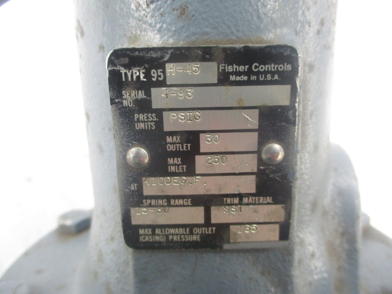 FISHER 95H-45 15-30PSI (AS PICTURED) NSNP