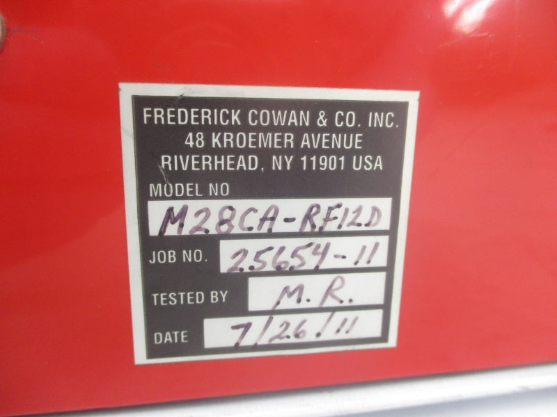 FREDRICK COWAN M28CA-RF12D 200-260VAC NSNP