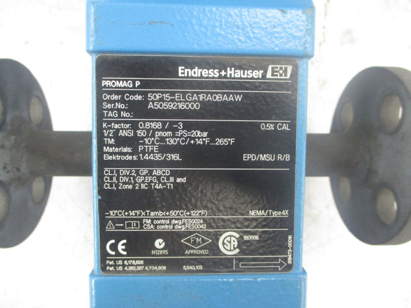 ENDRESS+HAUSER 50P15-ELGA1RA0BAAW 85-260VAC NSNP