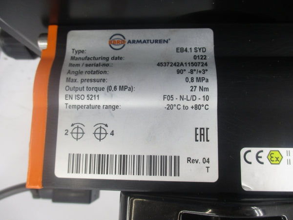 EBRO ARMATUREN EB4.1SYD REV. 04 230V 3A NSNP