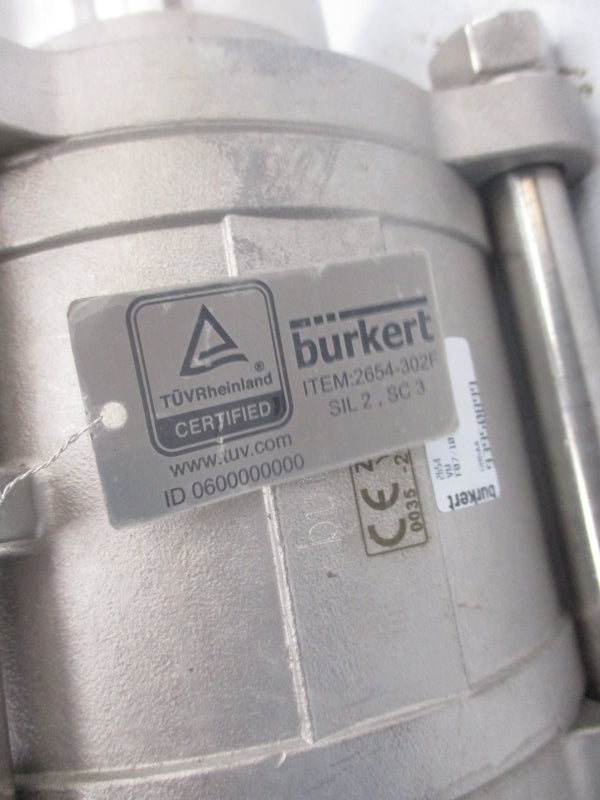 BURKERT 2654-302F 3" (AS PICTURED) NSNP