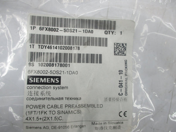 SIEMENS 6FX8002-5DS21-1DA0 NSMP
