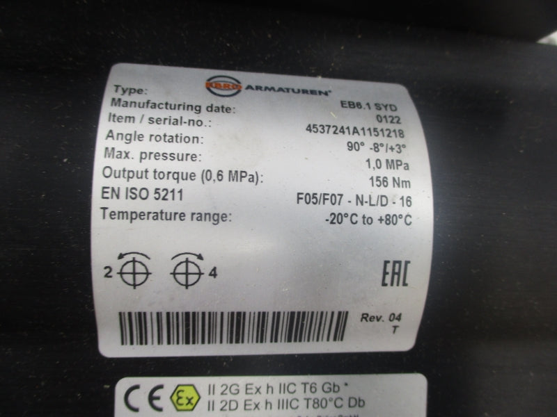 EBRO ARMATUREN Z014-WN EB6.1SYD NSNP