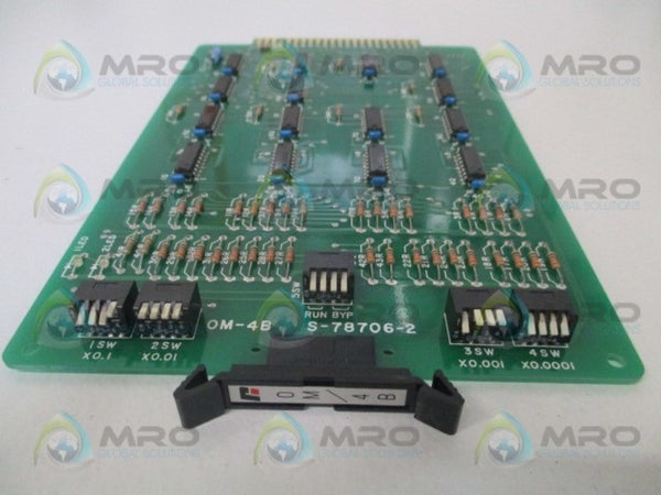 RELIANCE ELECTRIC OM/4B S-78706-2 CIRCUIT BOARD NSMP