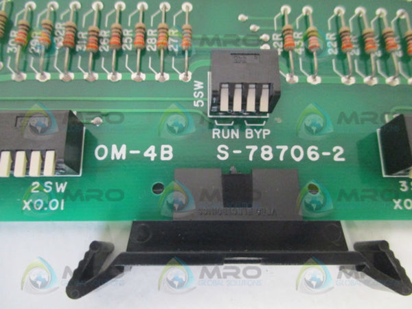 RELIANCE ELECTRIC OM/4B S-78706-2 CIRCUIT BOARD NSMP