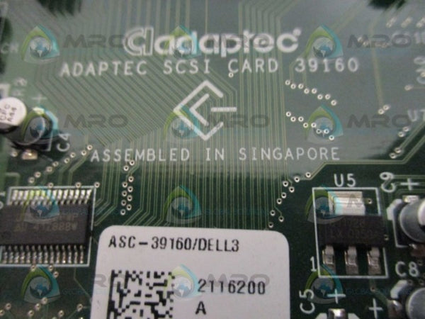 ADAPTEC ASC-39160/DELL3 SCSI CONTROLLER CARD NSMP