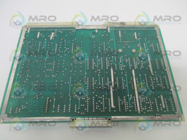 ELECTROCOM AUTOMATION 32.1600.366-00 CONTROL BOARD UNMP