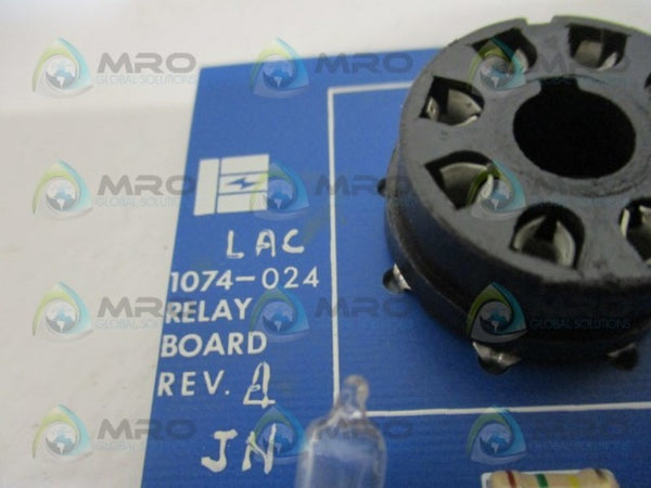 EMERSON 1074-224 RELAY CIRCUIT BOARD NSNP