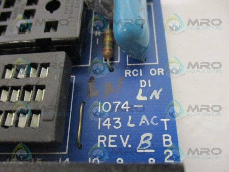 EMERSON 1074-143 RELAY BOARD NSNP