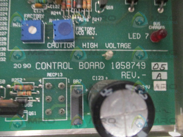 FINCOR 105874905 CONTROL BOARD UNMP