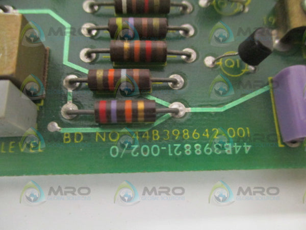 GENERAL ELECTRIC 44B398642-001 CONTROL BOARD NSNP