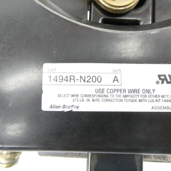 ALLEN BRADLEY 1494R-N200 SER. A UNMP