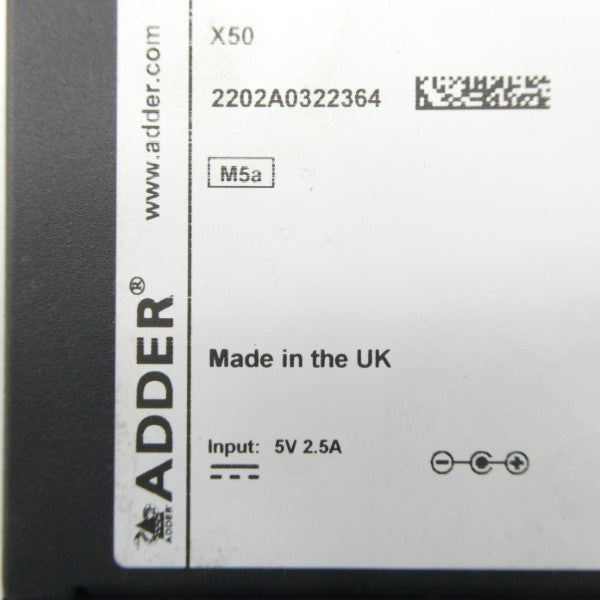 ADDER X50 5V 2.5A NSNP