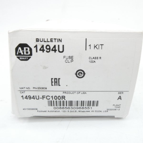 ALLEN BRADLEY 1494U-FC100R SER. A 100A (WH) NSMP