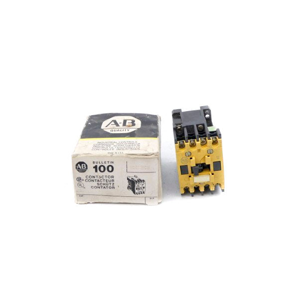 ALLEN BRADLEY 100-A12NA3 SER. B 220/240V 12A (AS PICTURED) (BK/YL) NSMP