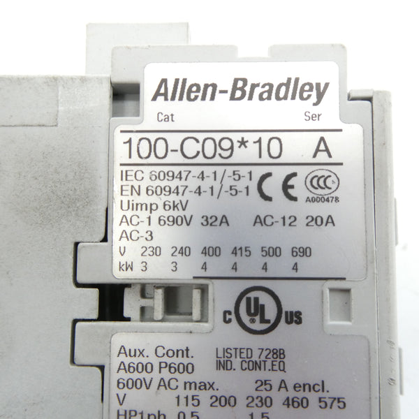 ALLEN BRADLEY 100-C09D10 SER. A 110V 32A NSNP