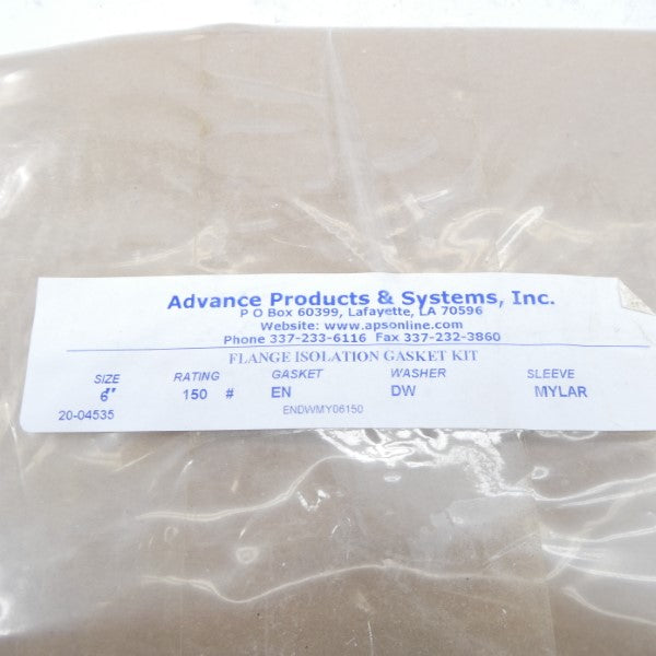 ADVANCE PRODUCTS & SYSTEMS ENDWMY06150 20-04535 6" NSMP