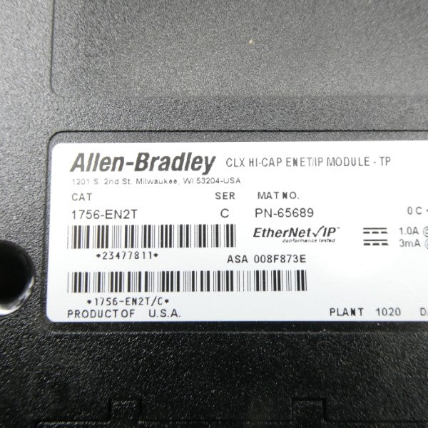 ALLEN BRADLEY 1756-EN2T SER. C F/W 4.003 NSMP