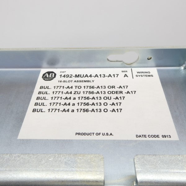 ALLEN BRADLEY 1492-MUA4-A13-A17 SER. A NSNP