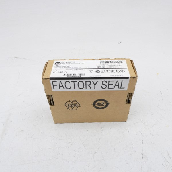 ALLEN BRADLEY 1769-IQ16 SER. A F/W 3.1 24VDC DATE: 2018 NSFS
