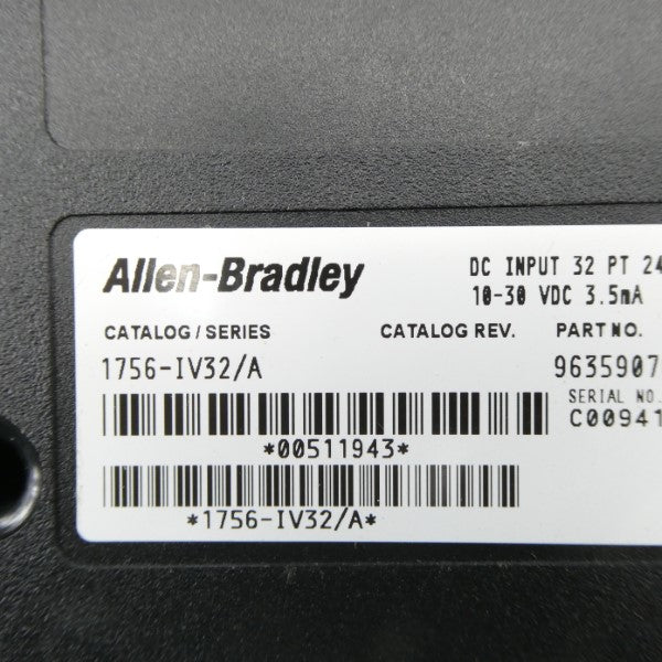 ALLEN BRADLEY 1756-IV32 SER. A F/W 3.2 10-30VDC NSNP