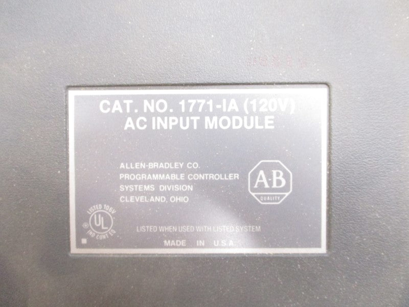 ALLEN BRADLEY 1771-IA 120V NSNP