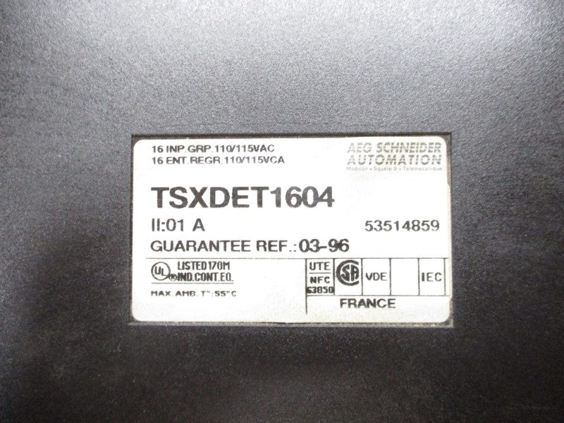 AEG SCHNEIDER AUTOMATION TSXDET1604 110/115VAC NSMP