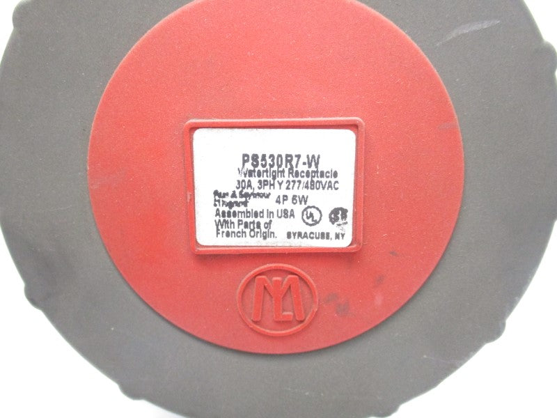 PASS & SEYMOUR PS530R7-W 480VAC 30A UNMP