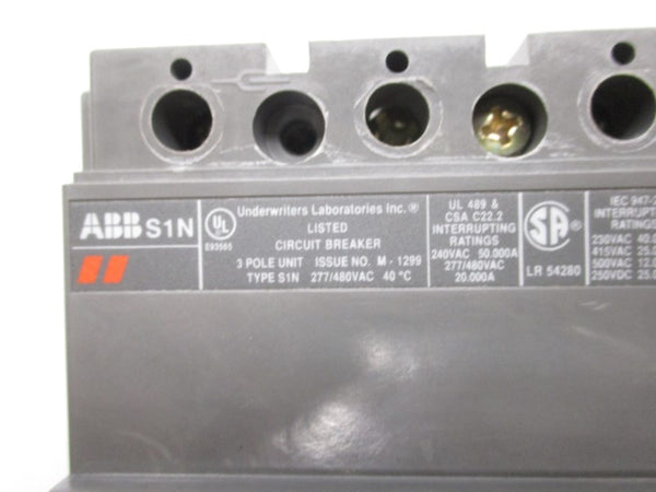 ABB SACEISOMAXS1N100 1SDA048037R1 277/480VAC 30A NSMP
