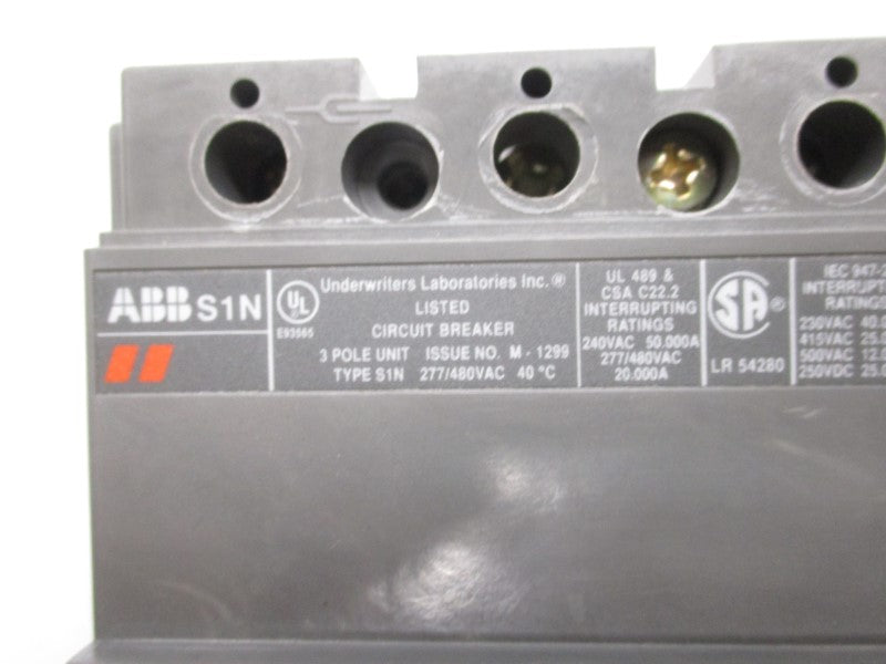 ABB SACEISOMAXS1N100 1SDA048037R1 277/480VAC 30A NSMP
