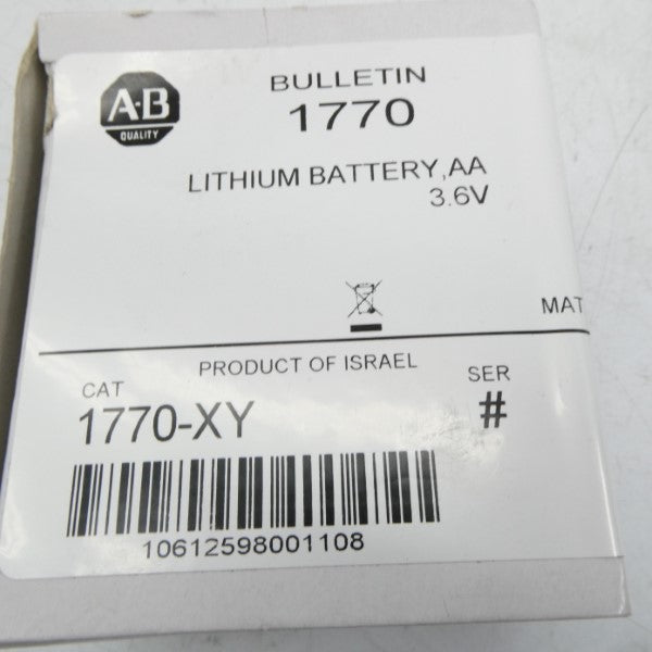 ALLEN BRADLEY 1770-XY 3.6V (WH) NSMP
