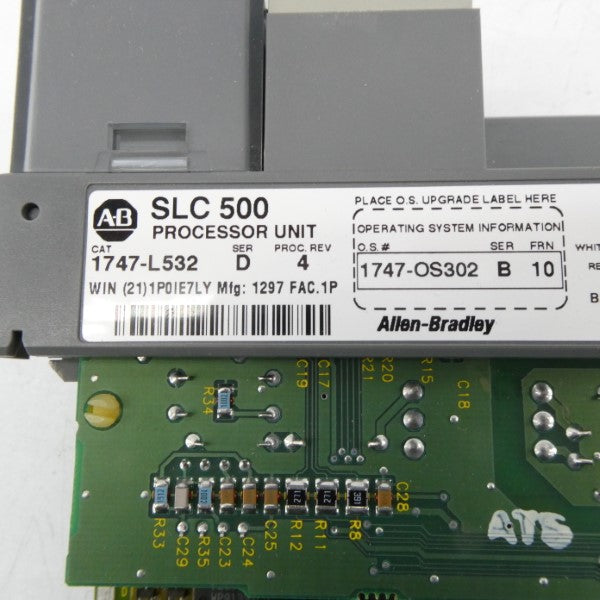 ALLEN BRADLEY 1747-L532 SER. D F/W 10 24VDC REV. 4 (NO KEY) NSNP
