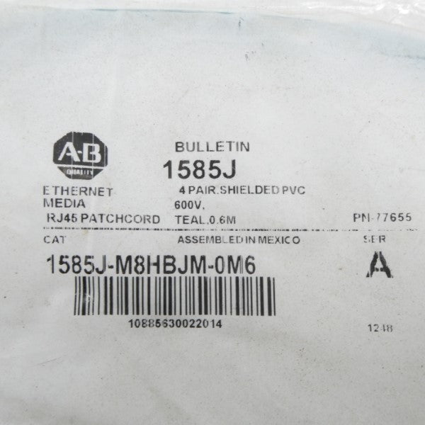 ALLEN BRADLEY 1585J-M8HBJM-0M6 SER. A 600V NSMP