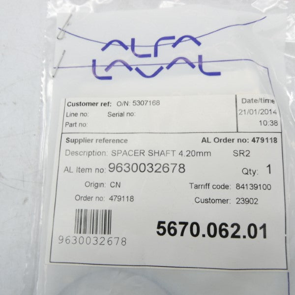 ALFA LAVAL 5670.062.01 NSMP