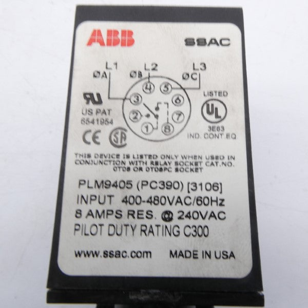 ABB PLM9405 400-480VAC 8A NSMP