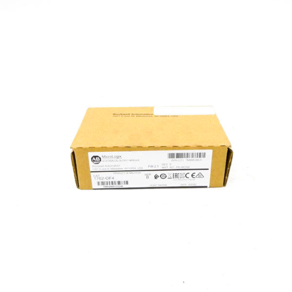 ALLEN BRADLEY 1762-OF4 SER. B F/W 2.1 DATE: 2022 REV. E NSFS