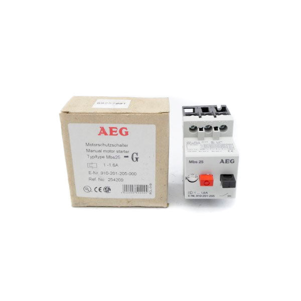 AEG 910-201-205 MBS25-G 600VAC 1-1.6A NSMP