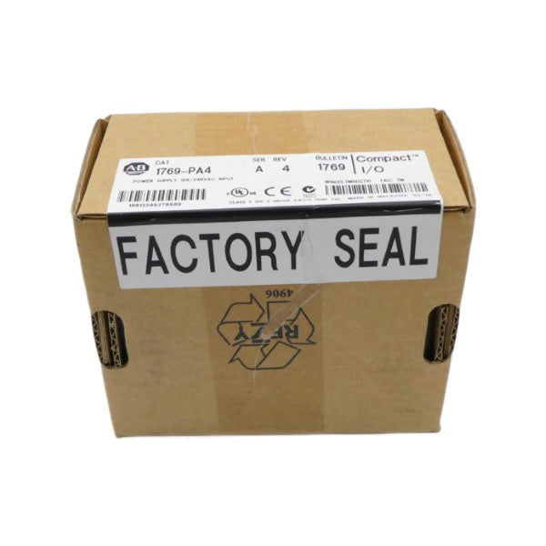 ALLEN BRADLEY 1769-PA4 SER. A 120/240VAC DATE: 2010 REV. 4 NSFS