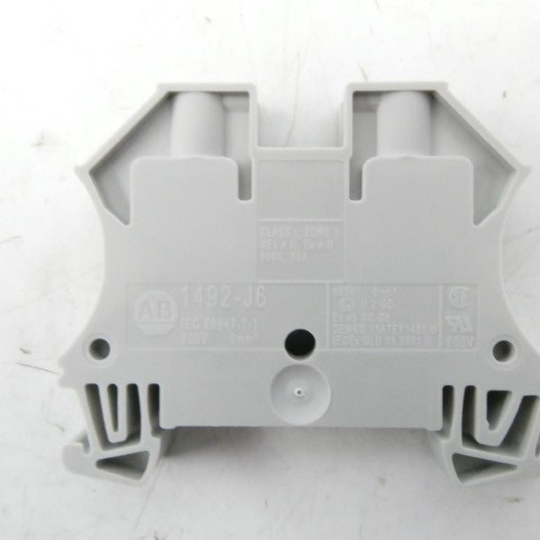 ALLEN BRADLEY 1492-J6 SER. A 600V (PKG OF 100) (WH) NSMP