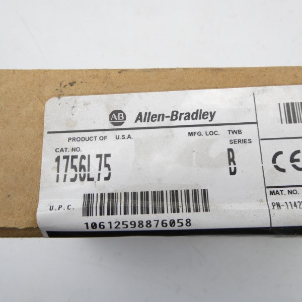 ALLEN BRADLEY 1756-L75 SER. B F/W 1.010 DATE: 2012 NSFS