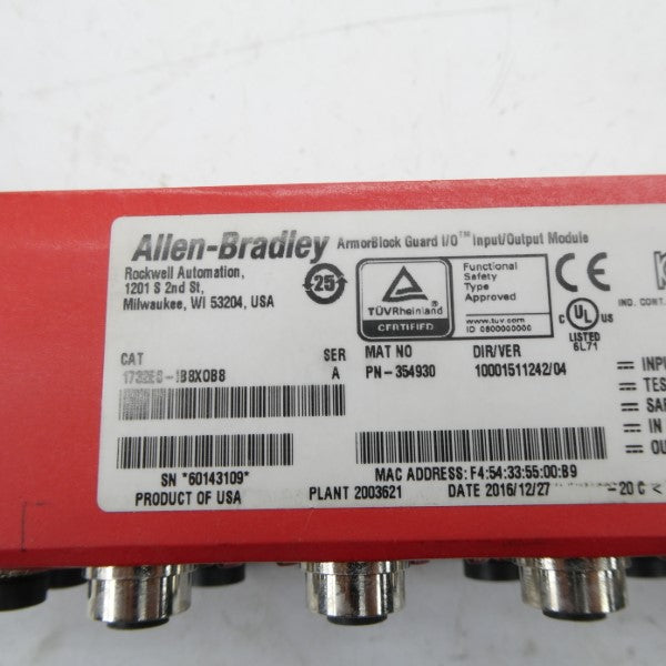 ALLEN BRADLEY 1732ES-IB8X0B8 SER. A NSNP
