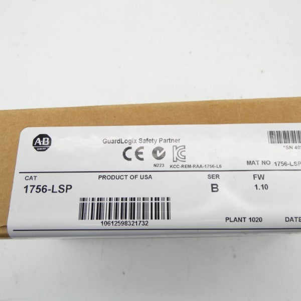 ALLEN BRADLEY 1756-LSP SER. B F/W 1.10 DATE: 2015 NSFS